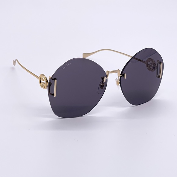 NEW GUCCI GG1203S 002 ROUND WOMEN SUNGLASSES GUCCI GG1203S - Picture 6 of 14